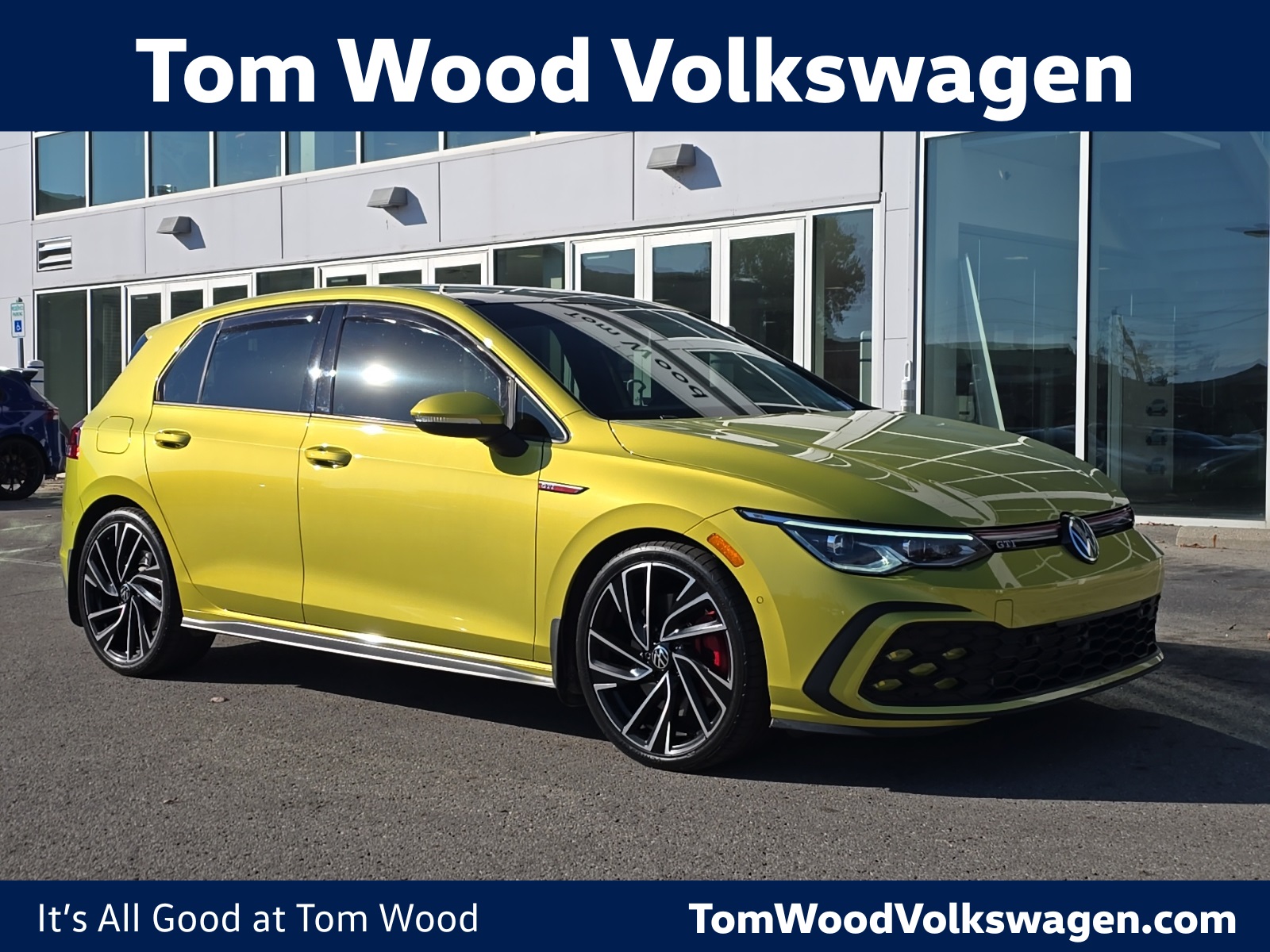 used 2022 Volkswagen Golf GTI car, priced at $29,500