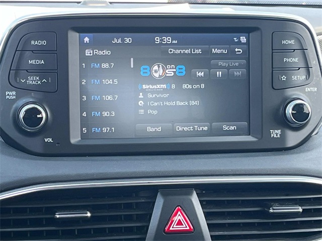 used 2019 Hyundai Santa Fe car, priced at $17,188