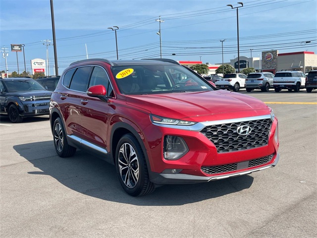 used 2019 Hyundai Santa Fe car, priced at $17,188