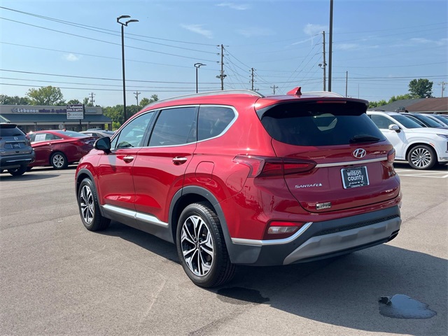 used 2019 Hyundai Santa Fe car, priced at $17,188