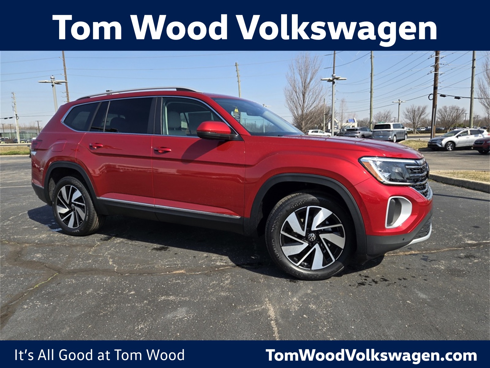 new 2025 Volkswagen Atlas car, priced at $46,093