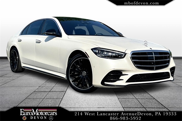 used 2022 Mercedes-Benz S-Class car, priced at $73,499
