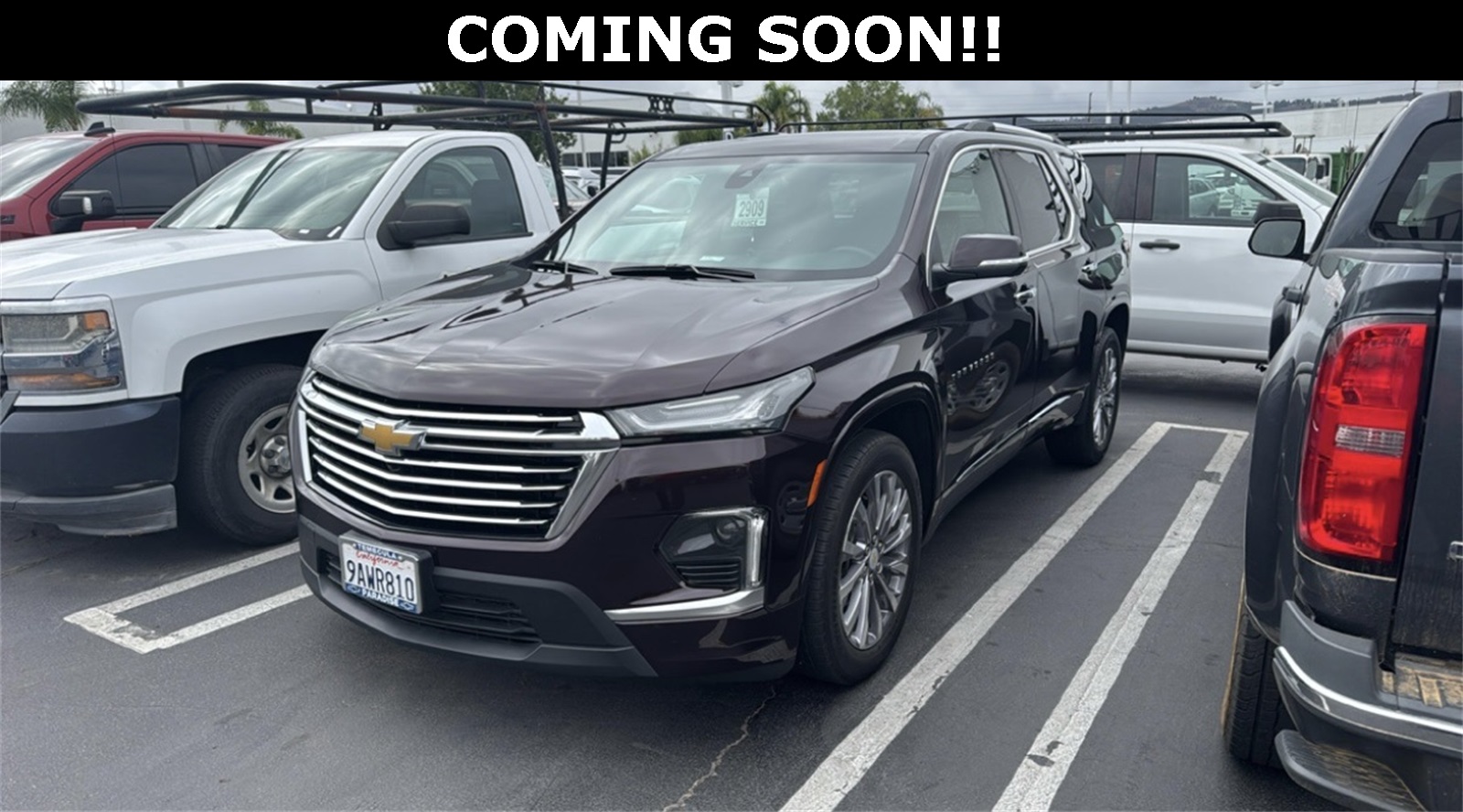used 2022 Chevrolet Traverse car, priced at $36,397