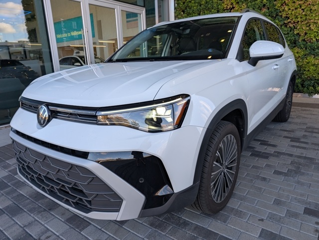 used 2025 Volkswagen Taos car, priced at $26,200
