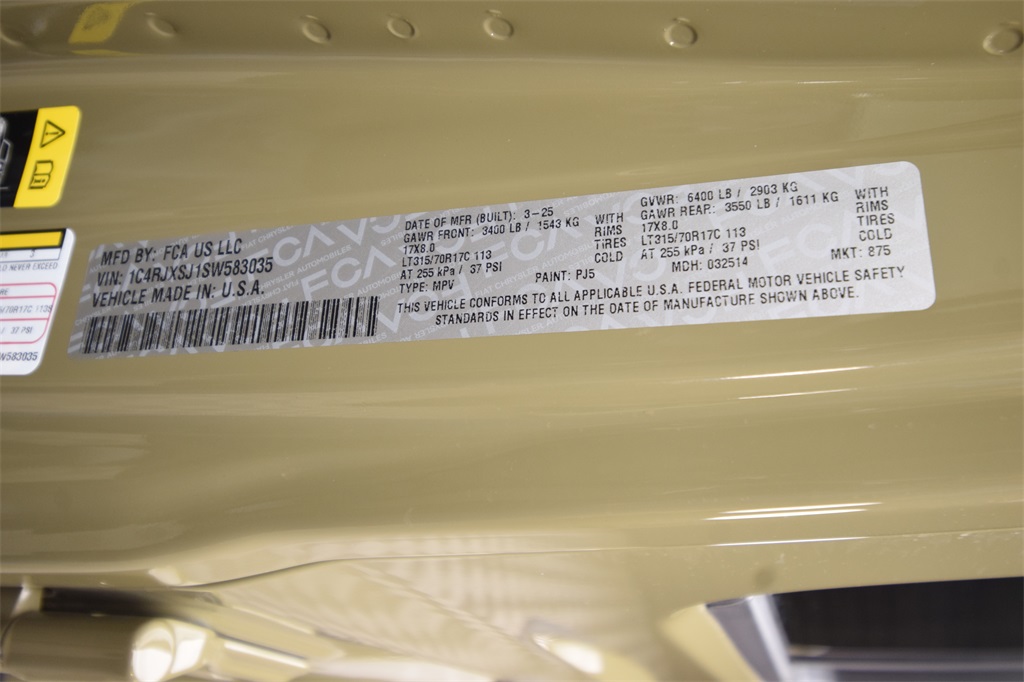 new 2025 Jeep Wrangler car, priced at $100,185