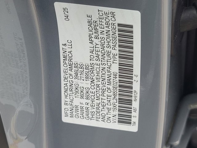 new 2025 Honda Civic car, priced at $27,905