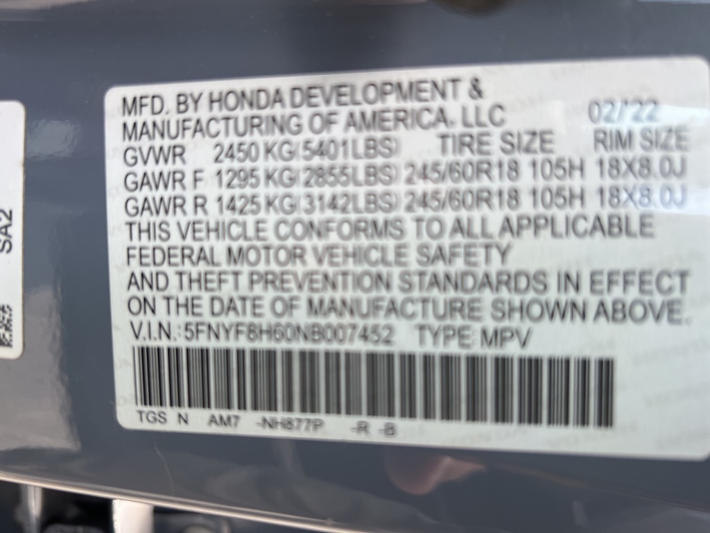 used 2022 Honda Passport car, priced at $25,900