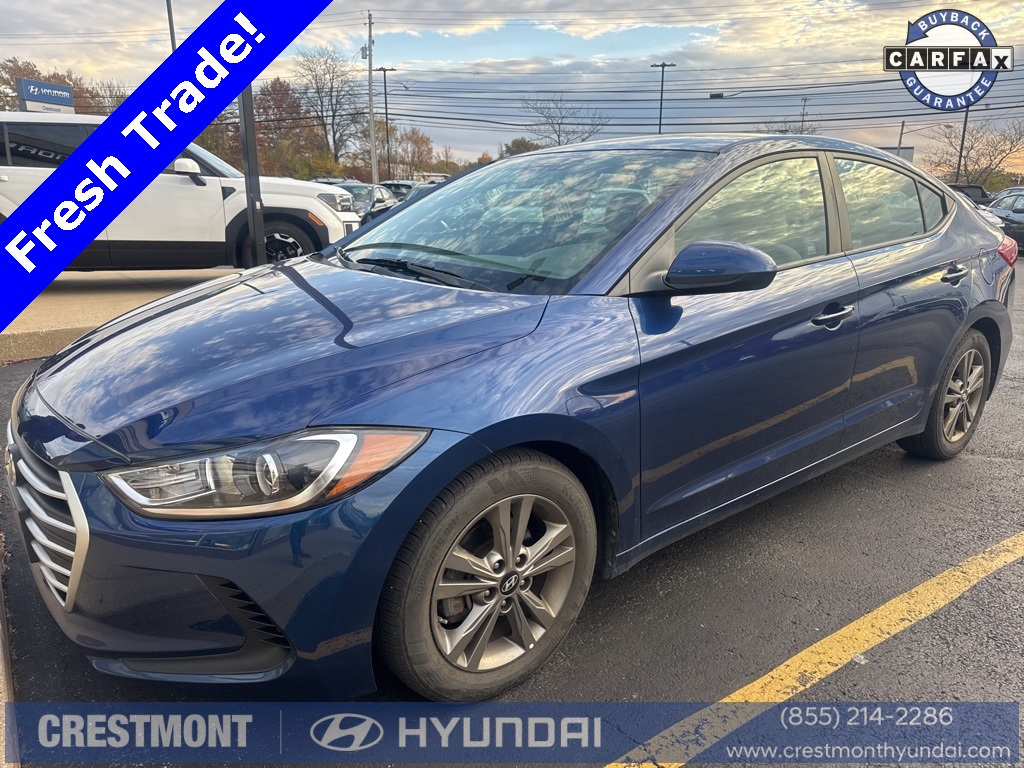 used 2018 Hyundai Elantra car, priced at $13,747