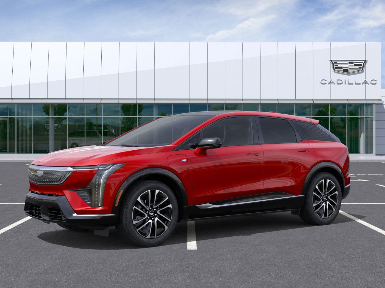 new 2025 Cadillac OPTIQ car, priced at $58,865