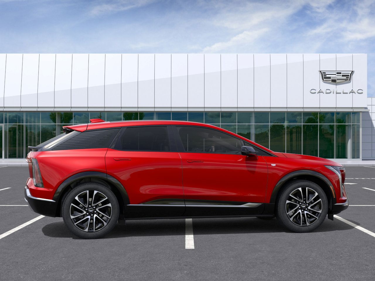 new 2025 Cadillac OPTIQ car, priced at $58,865