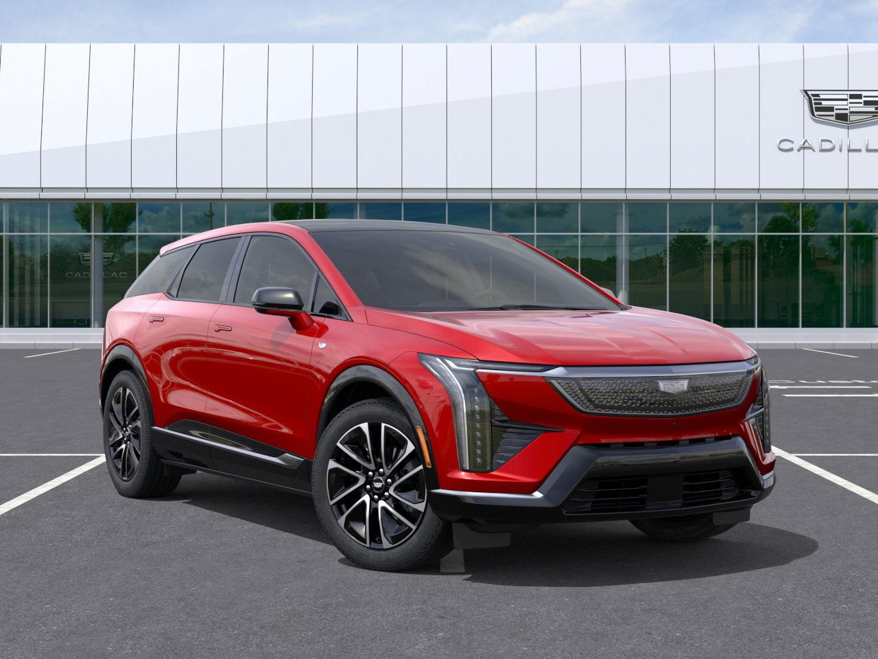 new 2025 Cadillac OPTIQ car, priced at $58,865