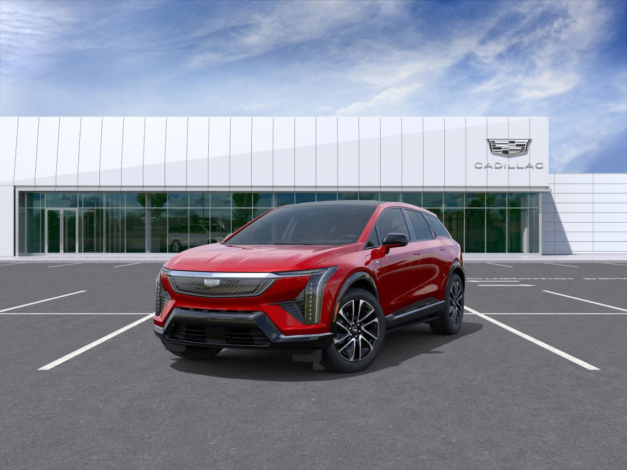 new 2025 Cadillac OPTIQ car, priced at $58,865