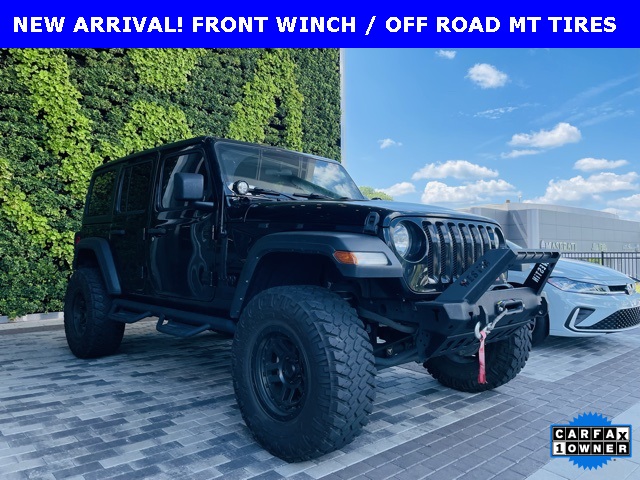 used 2021 Jeep Wrangler car, priced at $27,900