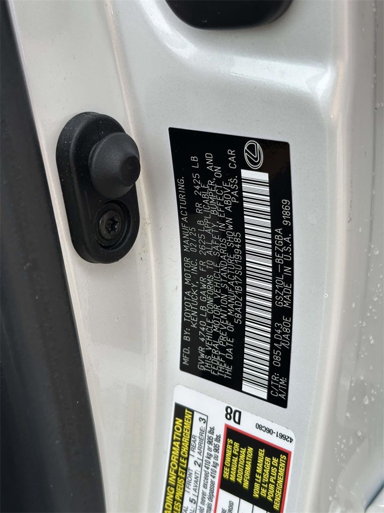 used 2025 Lexus ES car, priced at $43,995