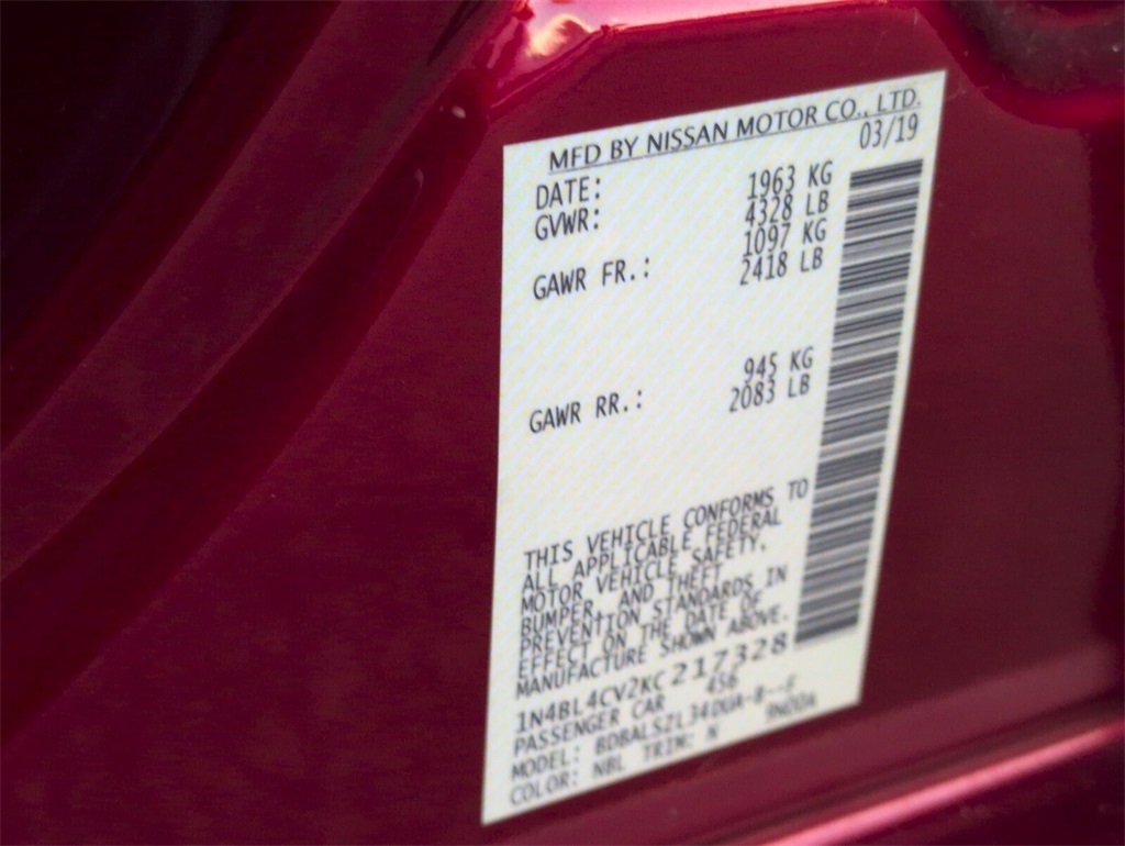 used 2019 Nissan Altima car, priced at $14,988