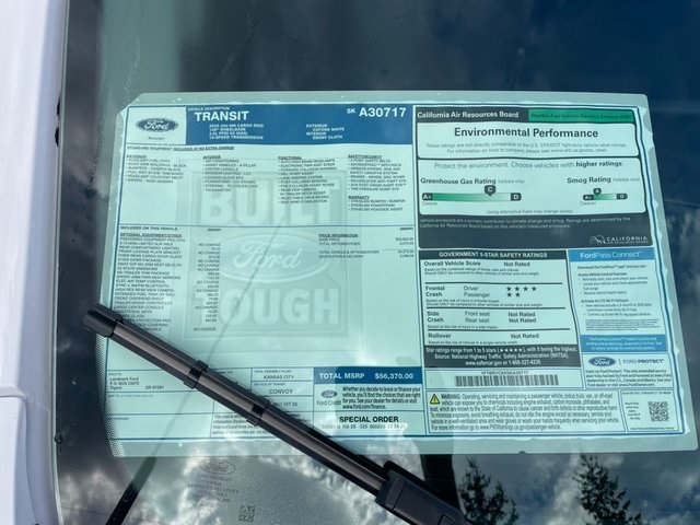 new 2025 Ford Transit-250 car, priced at $58,869