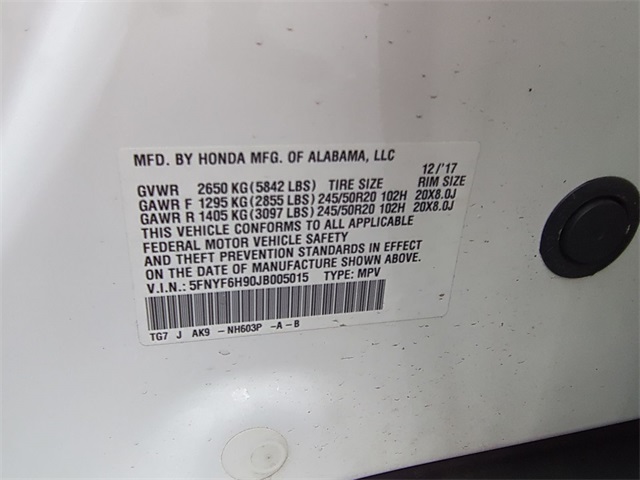 used 2018 Honda Pilot car, priced at $20,911