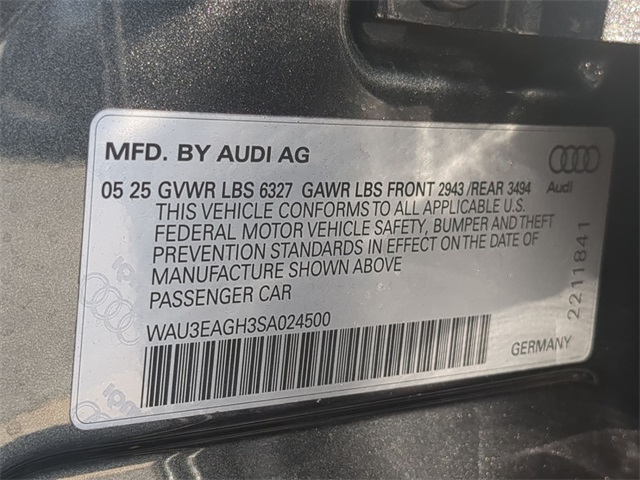 new 2025 Audi S6 car, priced at $89,050