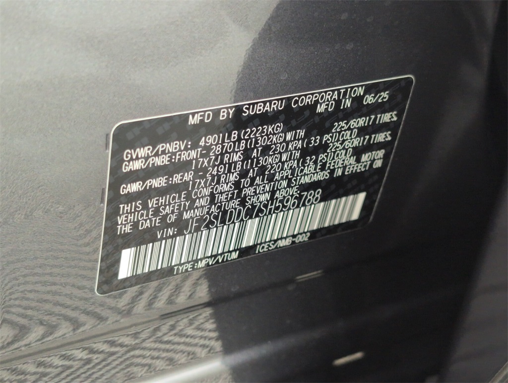 new 2025 Subaru Forester car, priced at $36,892
