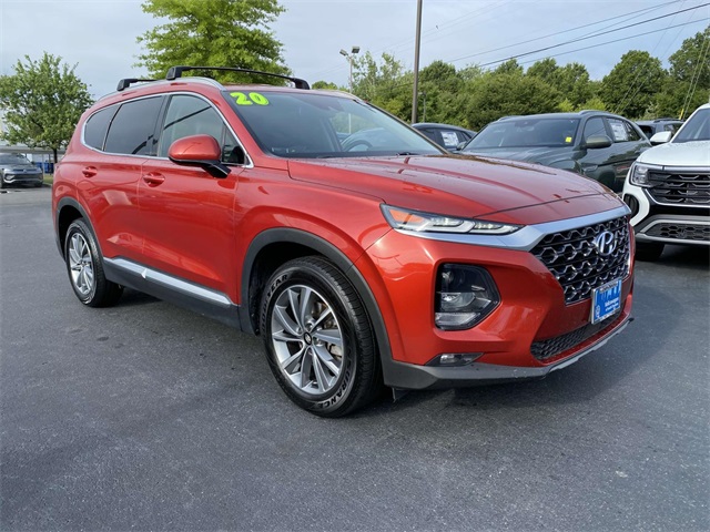 used 2020 Hyundai Santa Fe car, priced at $19,900