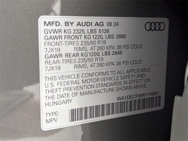 used 2024 Audi Q3 car, priced at $36,781