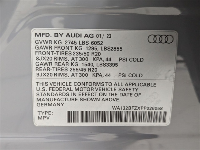 used 2023 Audi Q4 e-tron car, priced at $31,981