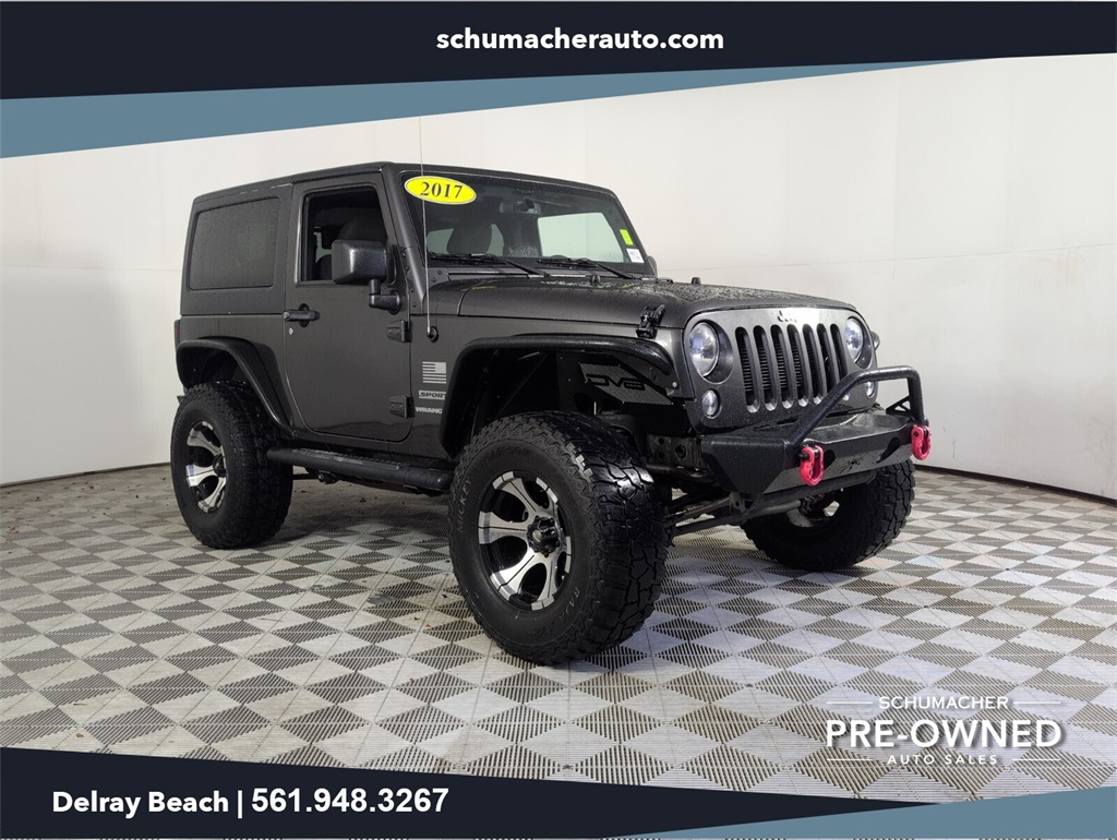 used 2017 Jeep Wrangler car, priced at $28,500