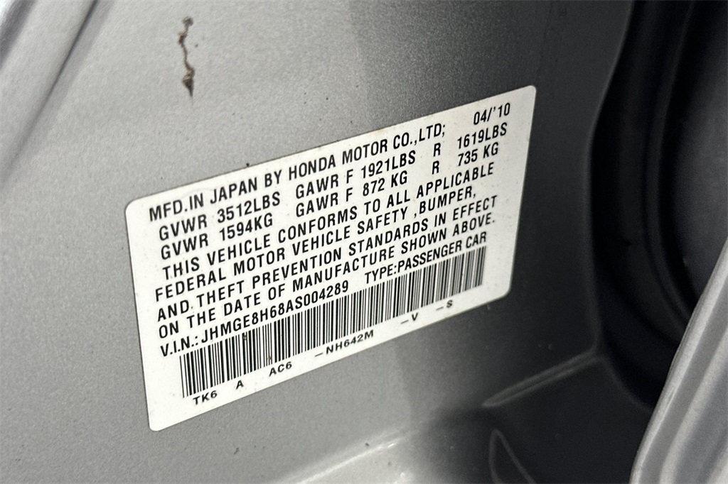 used 2010 Honda Fit car, priced at $10,989