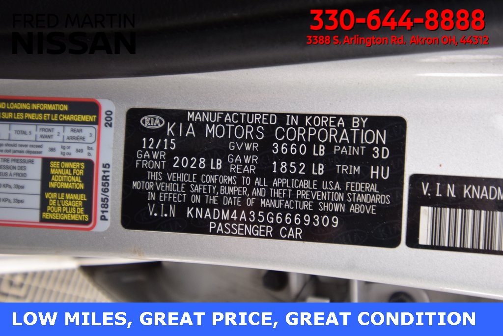 used 2016 Kia Rio car, priced at $9,465