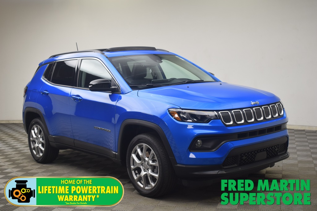 used 2022 Jeep Compass car, priced at $23,500