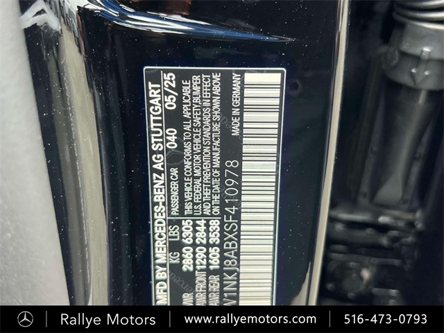 new 2025 Mercedes-Benz GLC car, priced at $94,750