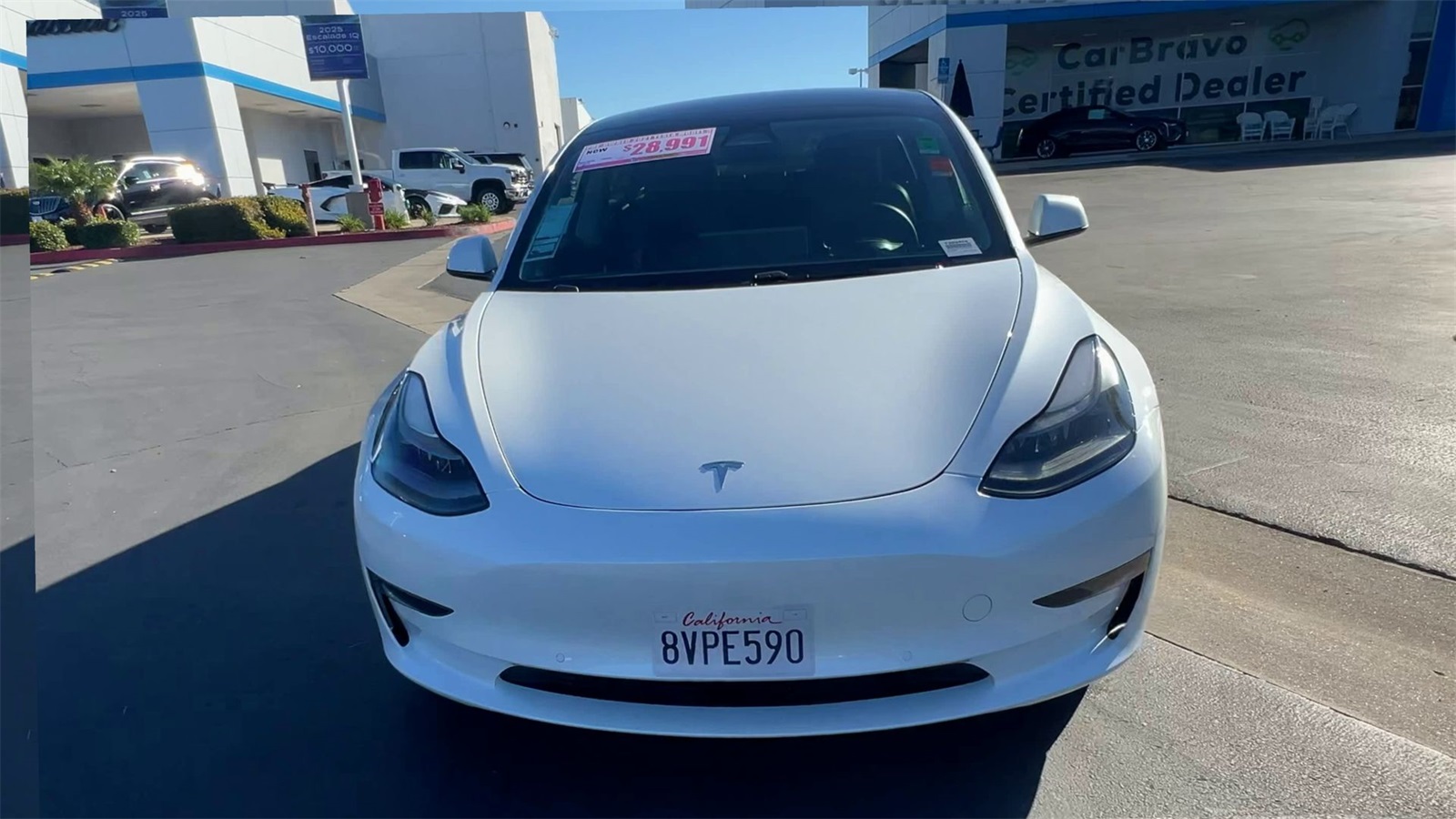 used 2021 Tesla Model 3 car, priced at $28,991