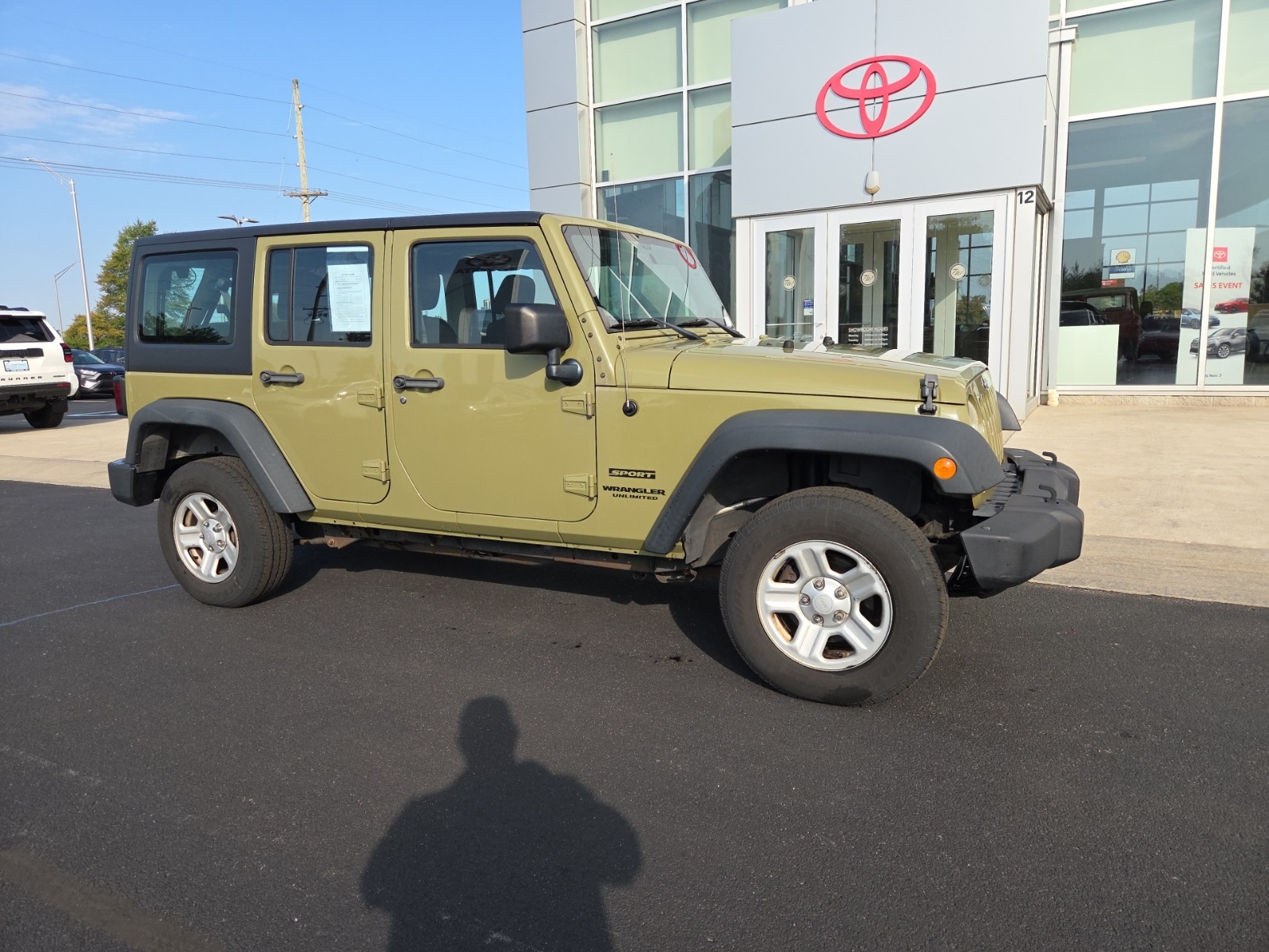 used 2013 Jeep Wrangler car, priced at $14,012
