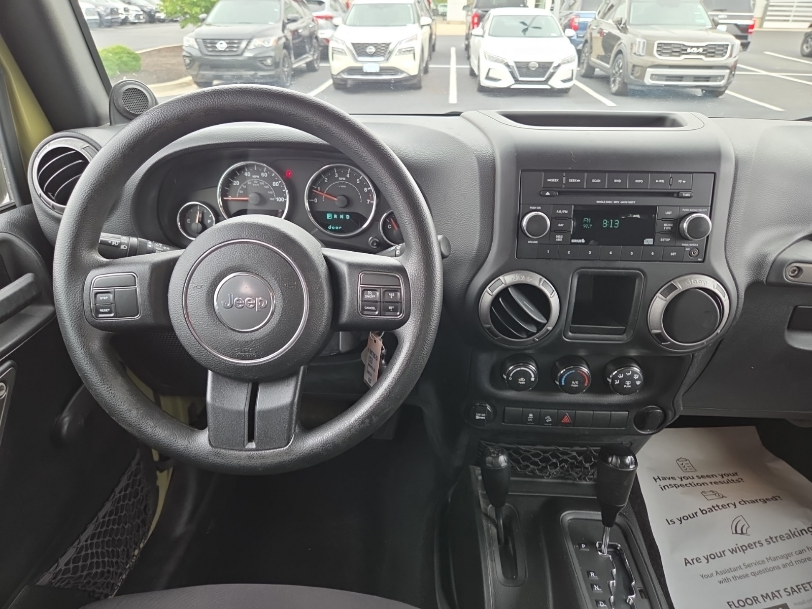 used 2013 Jeep Wrangler car, priced at $14,012