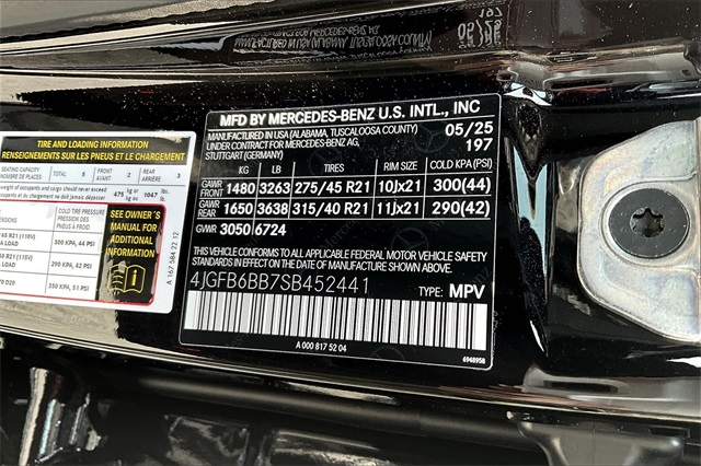 new 2025 Mercedes-Benz GLE car, priced at $99,725