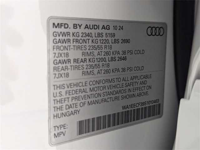 used 2025 Audi Q3 car, priced at $39,481