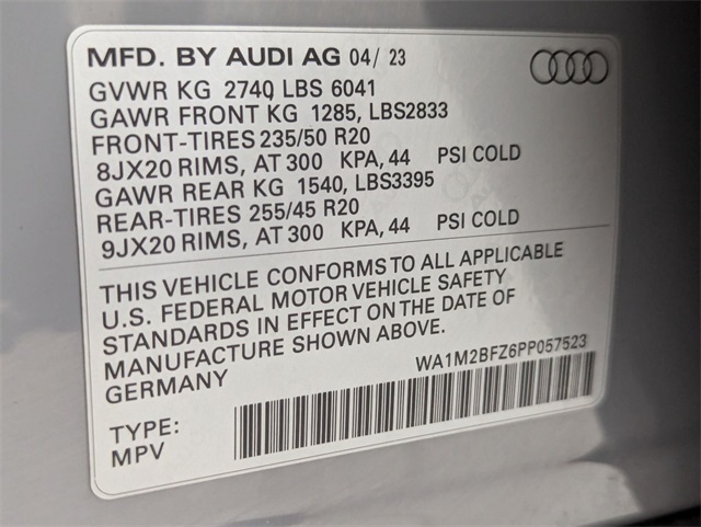 used 2023 Audi Q4 e-tron car, priced at $29,481