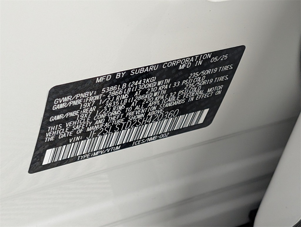new 2025 Subaru Forester Hybrid car, priced at $45,784