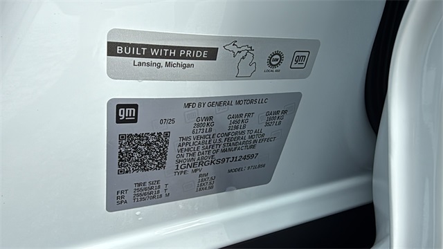 new 2026 Chevrolet Traverse car, priced at $43,695