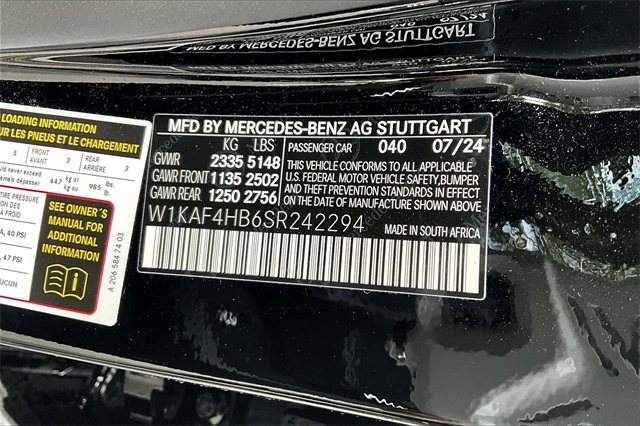 used 2025 Mercedes-Benz C-Class car, priced at $47,635
