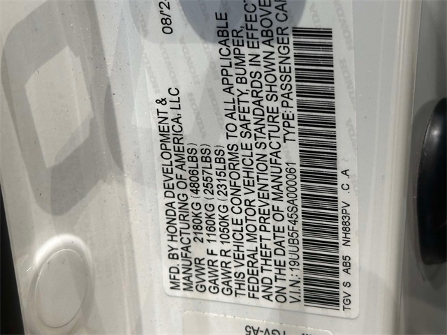 used 2025 Acura TLX car, priced at $37,577