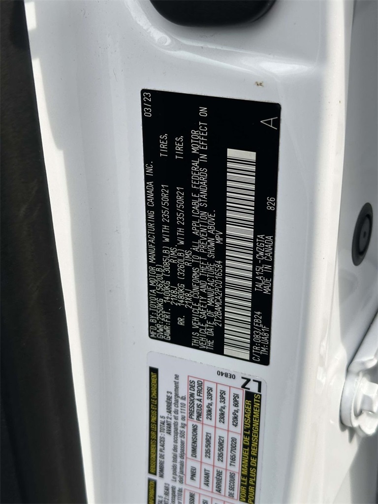 used 2023 Lexus RX car, priced at $53,995