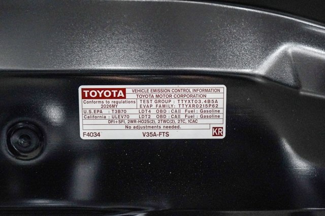 new 2026 Toyota Tundra car, priced at $54,622