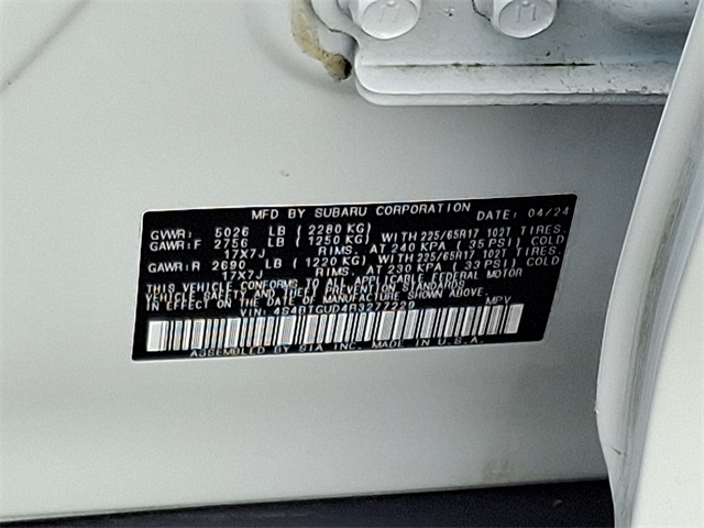 used 2024 Subaru Outback car, priced at $34,998