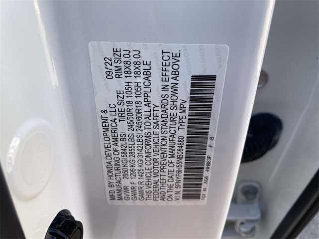 used 2022 Honda Pilot car, priced at $29,644