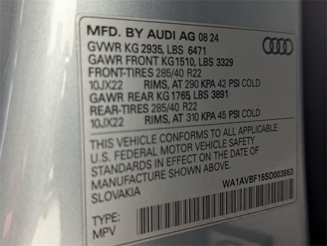 used 2025 Audi Q8 car, priced at $64,481