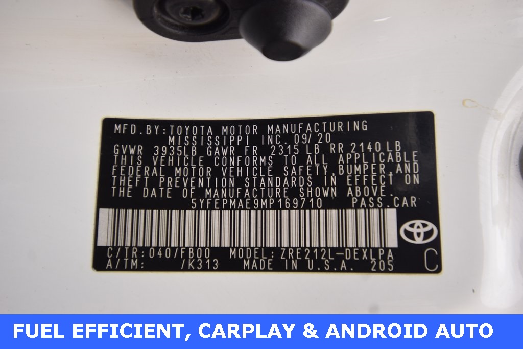 used 2021 Toyota Corolla car, priced at $15,500