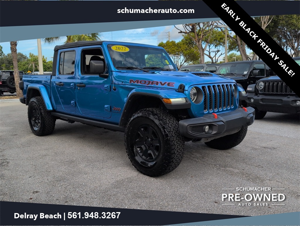 used 2022 Jeep Gladiator car, priced at $31,988