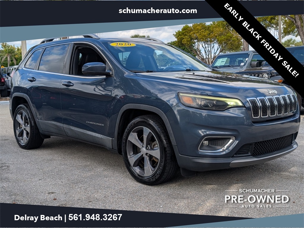 used 2020 Jeep Cherokee car, priced at $18,688