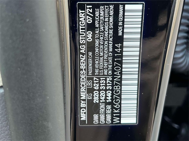used 2022 Mercedes-Benz S-Class car, priced at $73,157